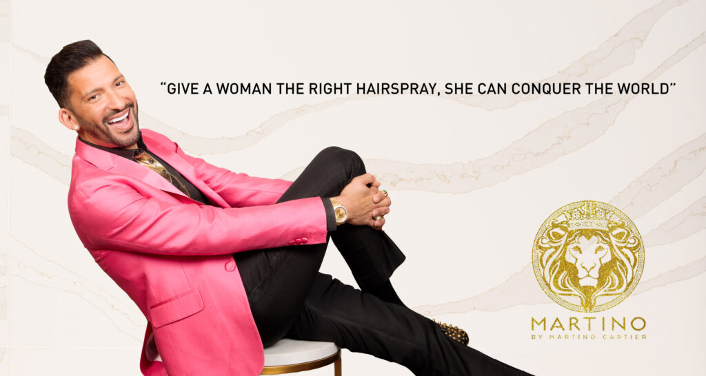 commercial work for celebrity hairstylist Martino Cartier