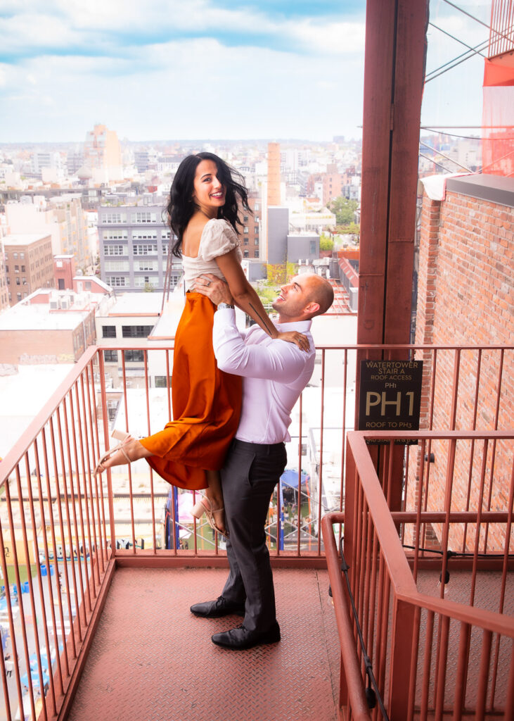engagement session in Brooklyn